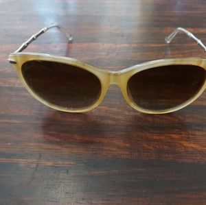 Gucci gold sunglasses metal bamboo